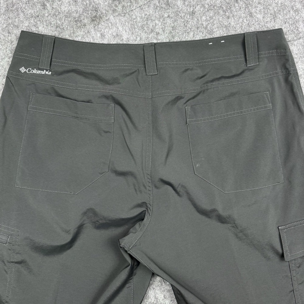 Columbia Pants Mens 36x32 Gray Omni-Shade Articulated Knees Hiking Outdoor EUC - Picture 13 of 13